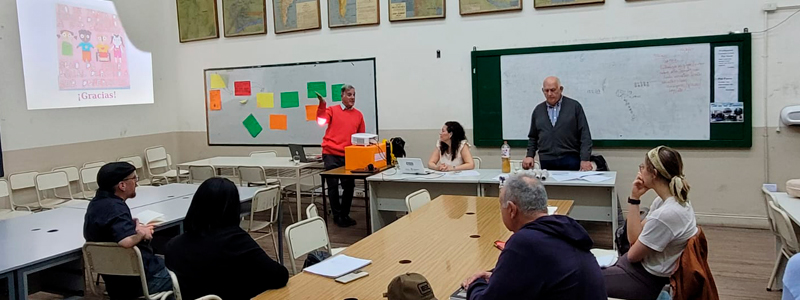 Taller Docente en la ENS Carbó